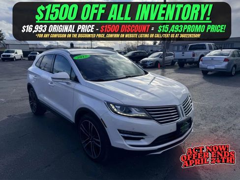 Used 2017 Lincoln MKC Reserve AWD/4WD image 1