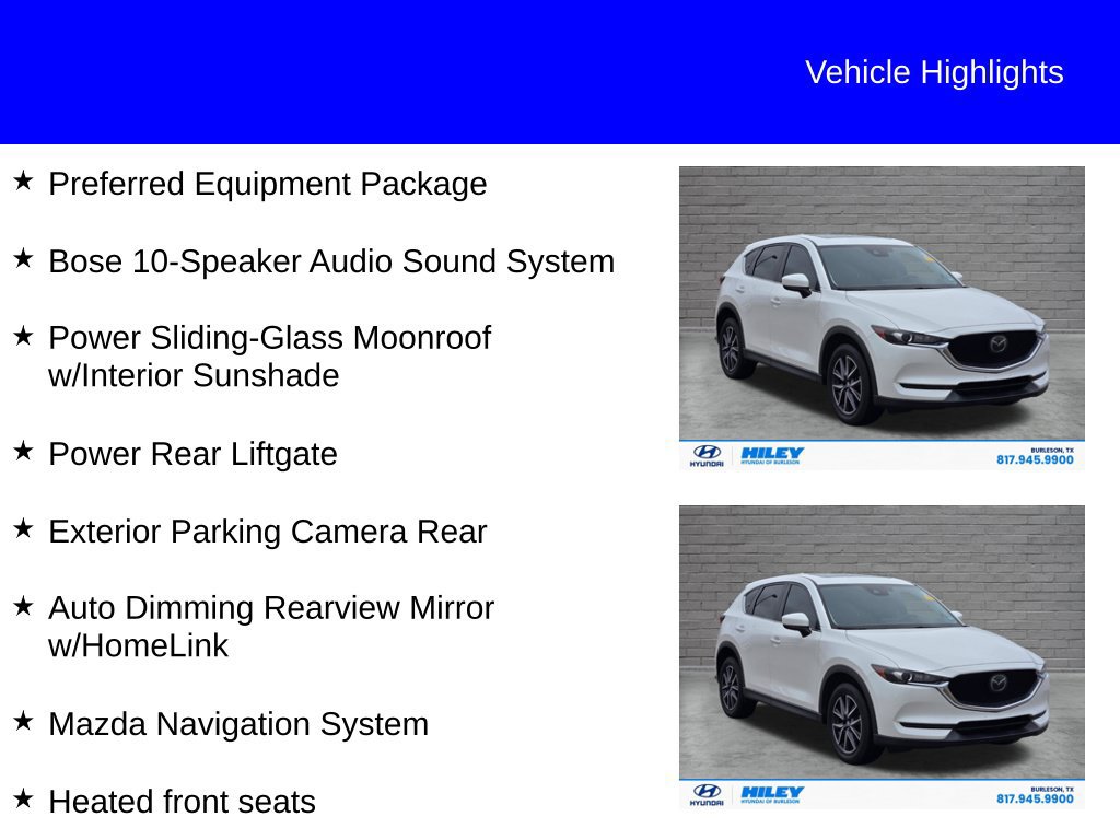 Used 2018 MAZDA CX-5 Touring w/ Preferred Equipment Package FWD image 10