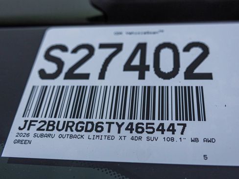 Used 2026 Subaru Outback Limited XT AWD/4WD image 50