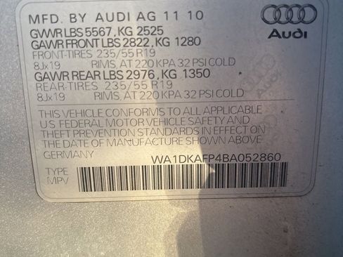 Used 2011 Audi Q5 3.2 Premium Plus image 7