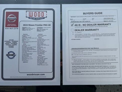 Used 2024 Nissan Frontier PRO-4X w/ Off-Road Protection Package image 10