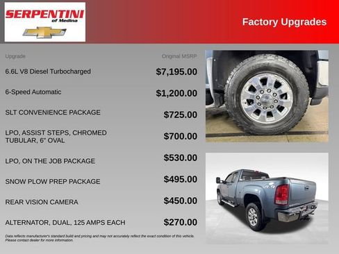 Used 2012 GMC Sierra 2500 SLT w/ SLT Convenience Package AWD/4WD image 5