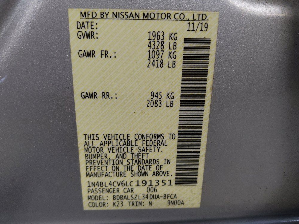Used 2020 Nissan Altima 2.5 SR FWD image 33