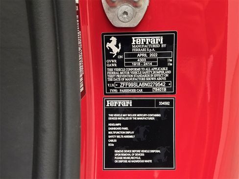 Used 2022 Ferrari 296 GTB image 36