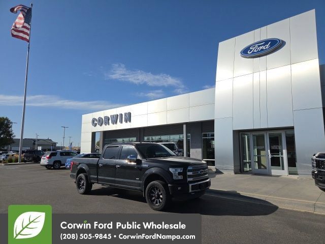 Used 2015 Ford F150 Platinum w/ Max Trailer Tow Package AWD/4WD image 3