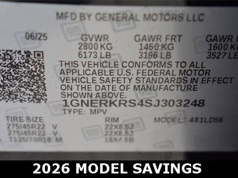 New 2025 Chevrolet Traverse High Country w/ LPO, Floor Liner Package image 44