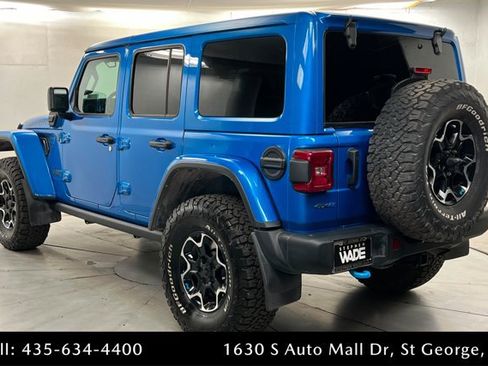 Used 2023 Jeep Wrangler Unlimited Rubicon 4xe w/ Dual Top Group AWD/4WD image 3