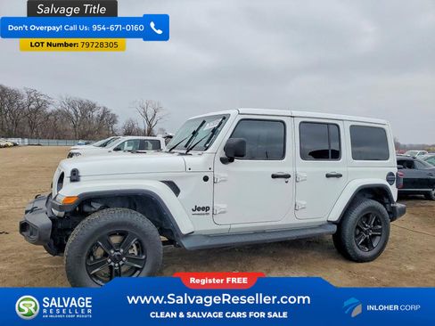 Used 2020 Jeep Wrangler Unlimited Sahara image 1
