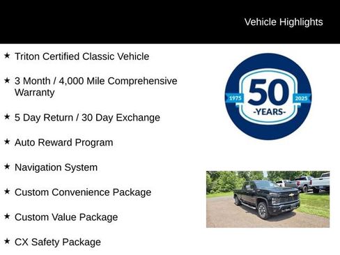 Used 2025 Chevrolet Silverado 2500 Custom w/ Custom Value Package AWD/4WD image 6