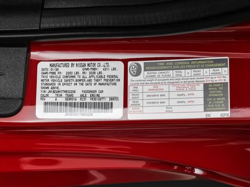 Used 2026 Nissan Z Performance w/ Floor Mat Package RWD image 56