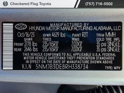 Used 2024 Hyundai Tucson SEL FWD image 22