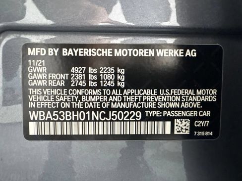 Certified 2022 BMW 530i w/ Premium Package RWD image 30
