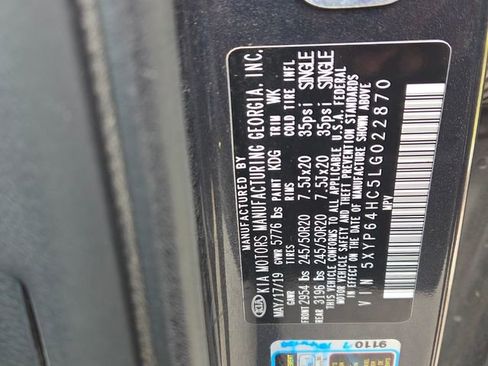 Used 2020 Kia Telluride S FWD image 6