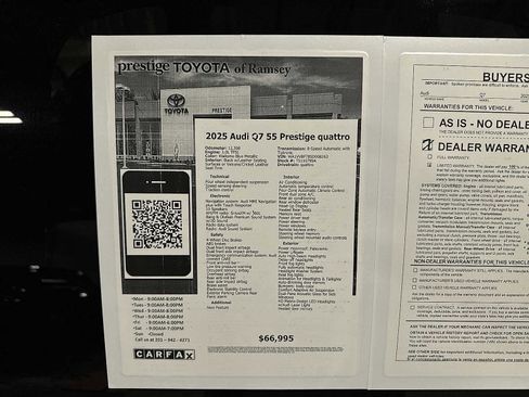 Used 2025 Audi Q7 3.0T Prestige w/ Prestige Package image 13