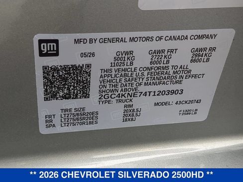 New 2026 Chevrolet Silverado 2500 LT w/ Trail Boss Package AWD/4WD image 26