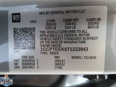 Used 2026 Chevrolet Colorado Trail Boss AWD/4WD image 26
