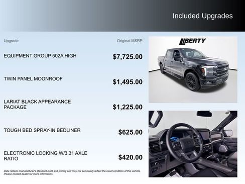 Used 2025 Ford F150 Lariat w/ Equipment Group 502A High image 5