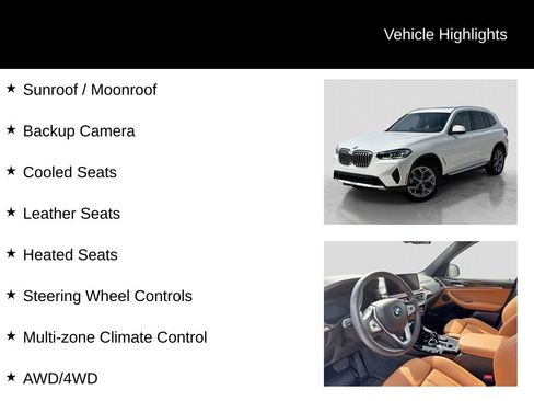 Used 2023 BMW X3 xDrive30i w/ Premium Package AWD/4WD image 11