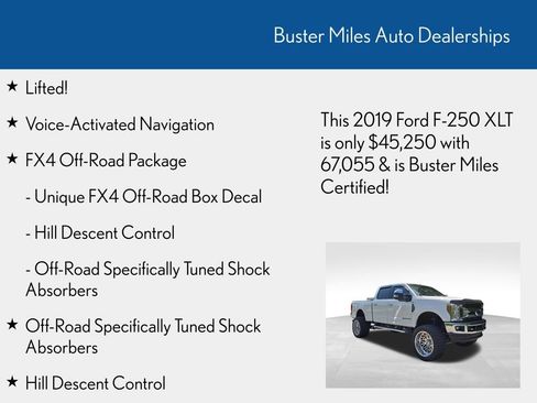 Used 2019 Ford F250 XLT w/ XLT Premium Package AWD/4WD image 6
