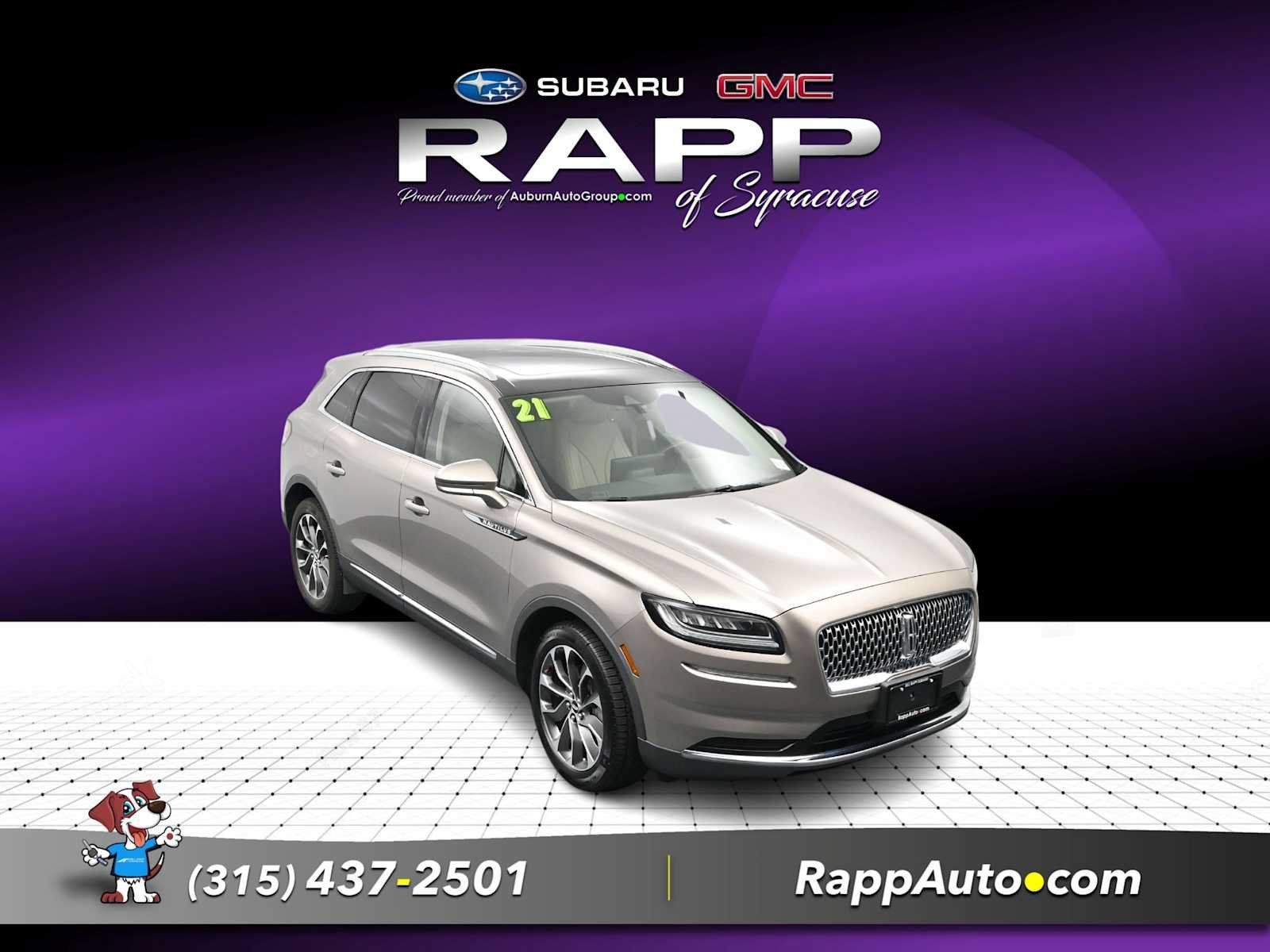 Used 2021 Lincoln Nautilus Reserve AWD/4WD image 1