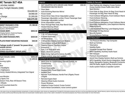 Used 2022 GMC Terrain SLT w/ Infotainment Package II AWD/4WD image 5