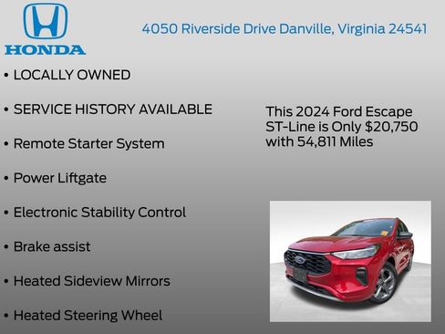 Used 2024 Ford Escape ST-Line AWD/4WD image 12