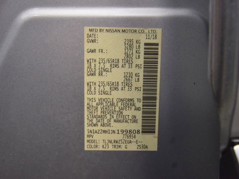 Used 2018 Nissan Murano SL w/ Moonroof Package image 32