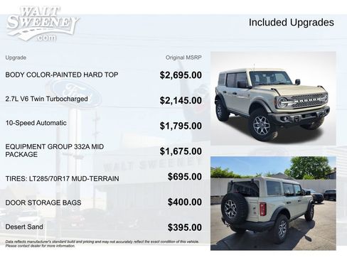 Used 2025 Ford Bronco Badlands AWD/4WD image 11