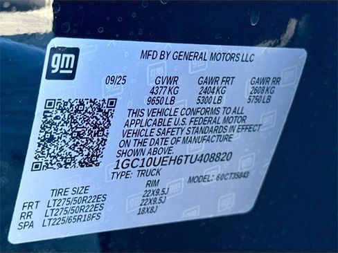 New 2026 Chevrolet Silverado EV W/T w/ LPO, Custom Package image 32