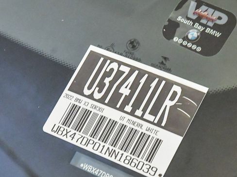 Certified 2022 BMW X3 sDrive30i w/ M Sport Package 2 image 31