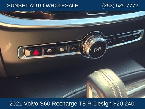 Used 2021 Volvo S60 T8 R-Design w/ Climate Package AWD/4WD image 39