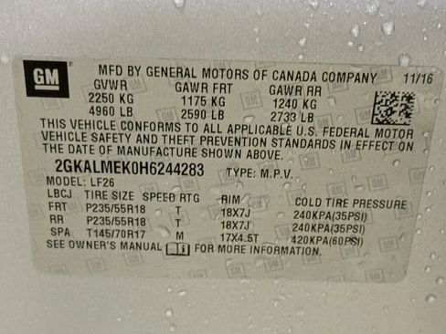 Used 2017 GMC Terrain SLE FWD image 28