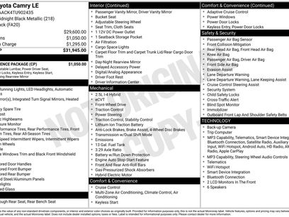 New 2026 Toyota Camry LE w/ Convenience Package