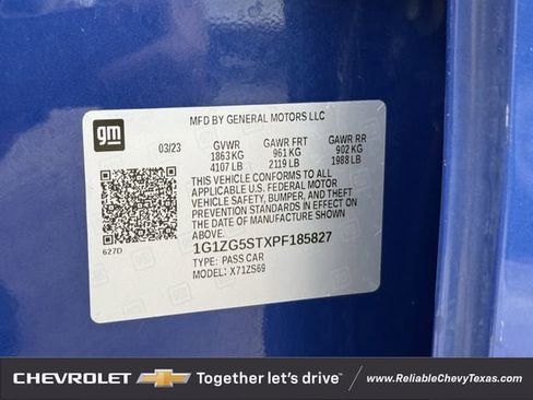 Certified 2023 Chevrolet Malibu RS image 35