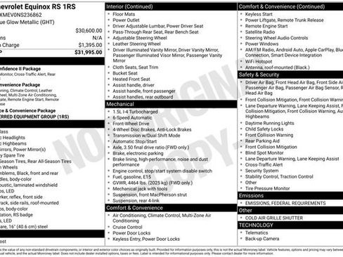Certified 2022 Chevrolet Equinox RS image 37