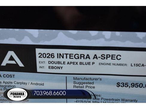 New 2026 Acura Integra A-Spec image 34