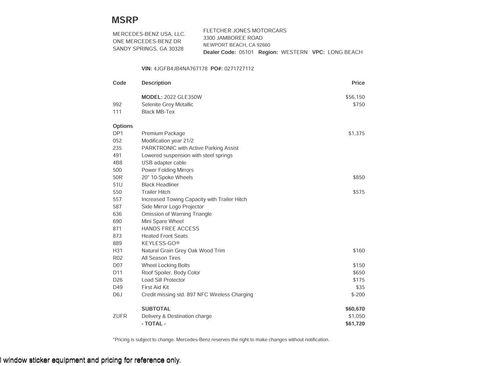 Used 2022 Mercedes-Benz GLE 350 image 2