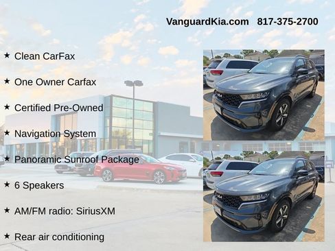 Certified 2023 Kia Sorento S w/ Panoramic Sunroof Package FWD image 6