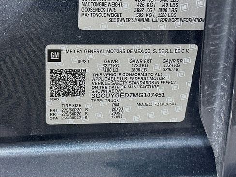 Used 2021 Chevrolet Silverado 1500 LTZ w/ LTZ Premium Texas Edition image 36