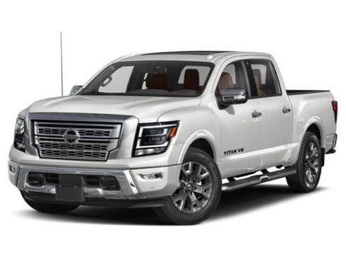 Used 2021 Nissan Titan Platinum Reserve w/ Moonroof Package AWD/4WD image 1