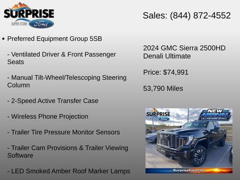Used 2024 GMC Sierra 2500 Denali Ultimate AWD/4WD image 16