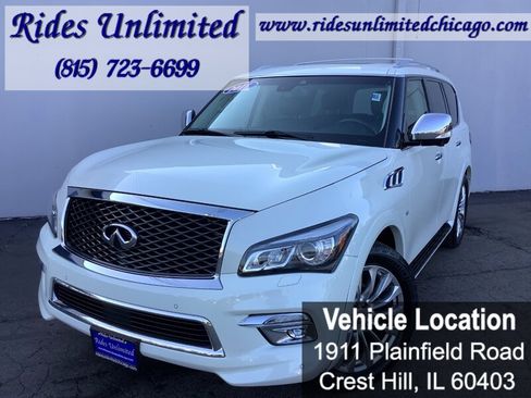Used 2017 INFINITI QX80 4WD w/ Deluxe Technology Package image 1