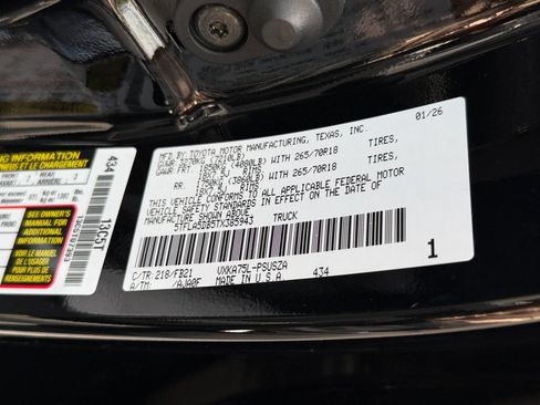 Used 2026 Toyota Tundra SR5 AWD/4WD image 30