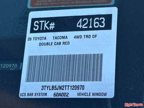 New 2026 Toyota Tacoma TRD Off-Road AWD/4WD image 26