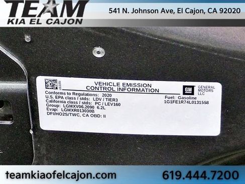 Used 2020 Chevrolet Camaro SS RWD image 37