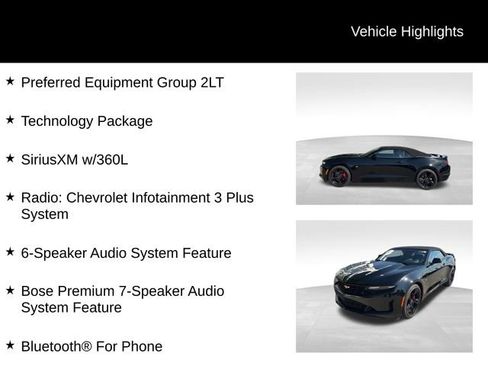 Certified 2023 Chevrolet Camaro LT w/ Technology Package RWD image 3