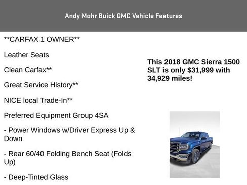 Used 2018 GMC Sierra 1500 SLT image 4