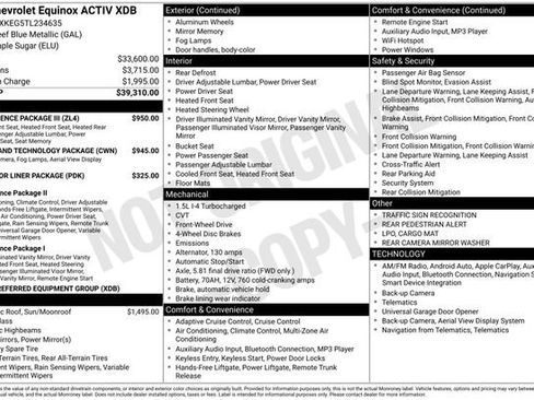 New 2026 Chevrolet Equinox ACTIV w/ Convenience Package III image 6