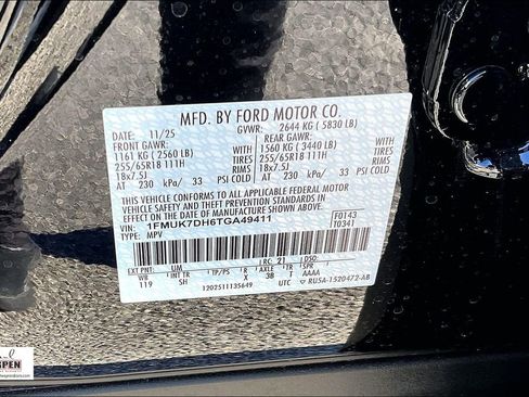 New 2026 Ford Explorer Active w/ Active Comfort Package RWD image 13
