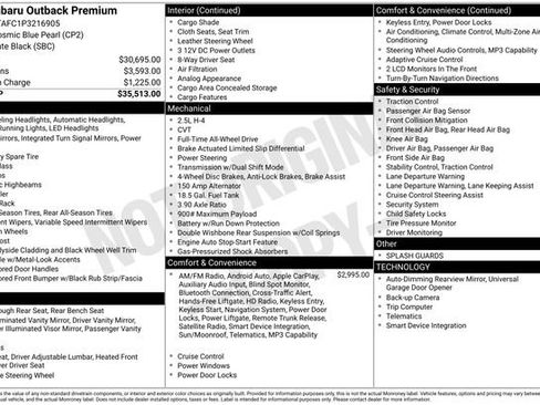 Used 2023 Subaru Outback Premium image 3